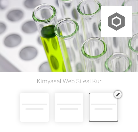 Kimyasal Web Sitesi Kur