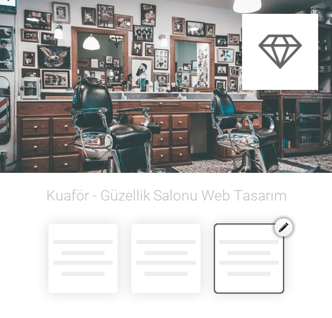 Kuaför - Güzellik Salonu Web Tasarım