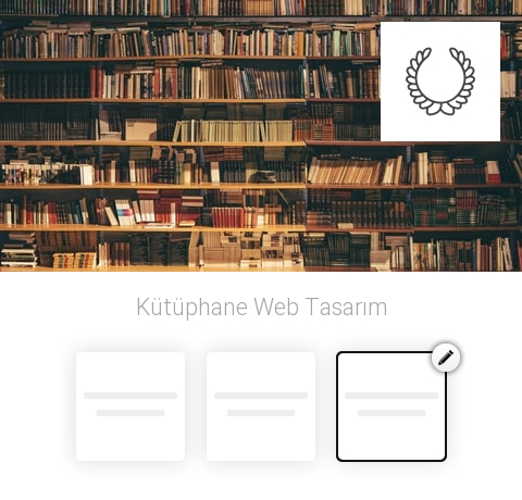 Kütüphane Web Tasarım