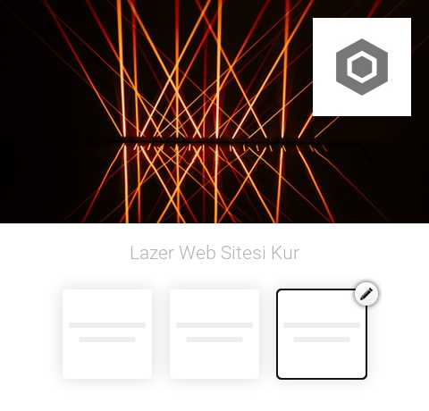 Lazer Web Sitesi Kur