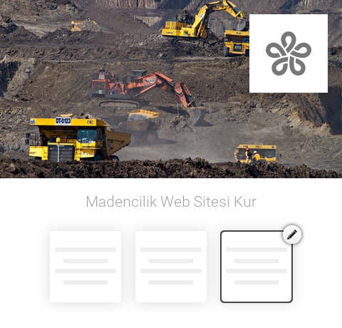 Madencilik Web Sitesi Kur