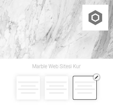 Marble Web Sitesi Kur