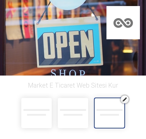 Market E Ticaret Web Sitesi Kur