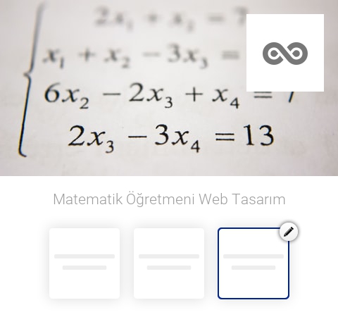 Matematik Öğretmeni Web Tasarım