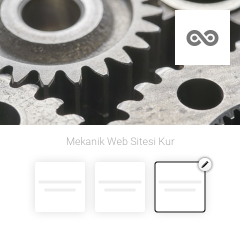 Mekanik Web Sitesi Kur