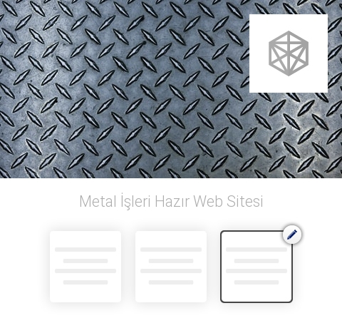 Metal İşleri Hazır Web Sitesi