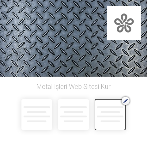Metal İşleri Web Sitesi Kur