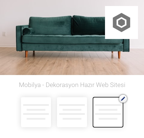 Mobilya - Dekorasyon Hazır Web Sitesi