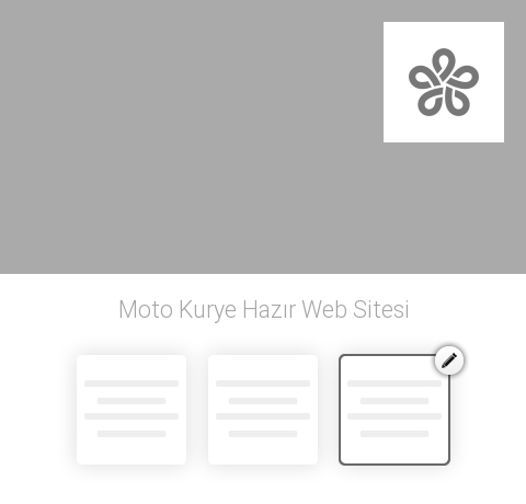 Moto Kurye Hazır Web Sitesi