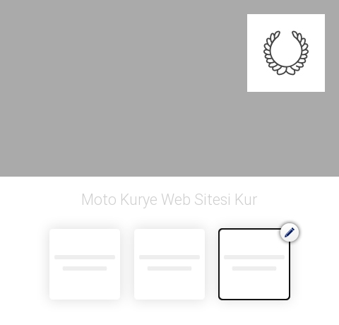 Moto Kurye Web Sitesi Kur