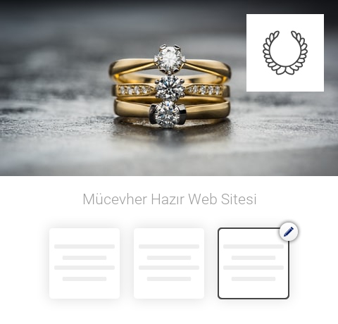 Mücevher Hazır Web Sitesi