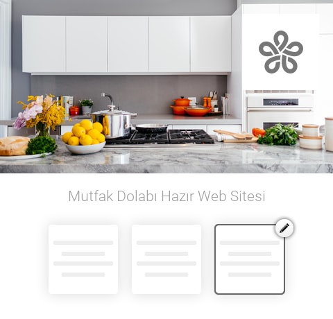Mutfak Dolabı Hazır Web Sitesi