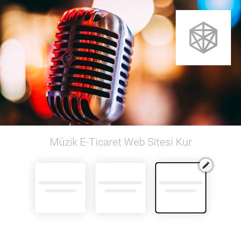 Müzik E-Ticaret Web Sitesi Kur