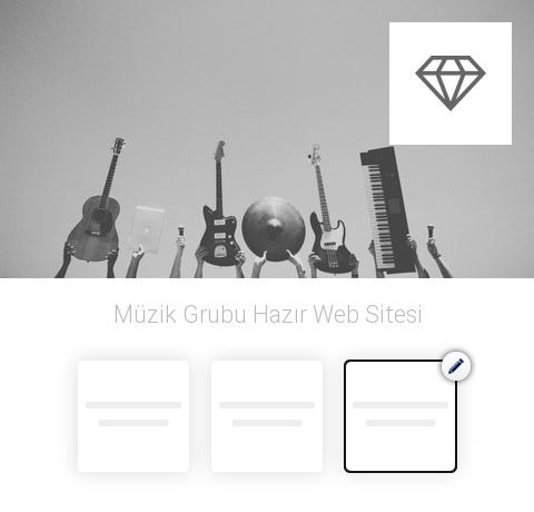 Müzik Grubu Hazır Web Sitesi