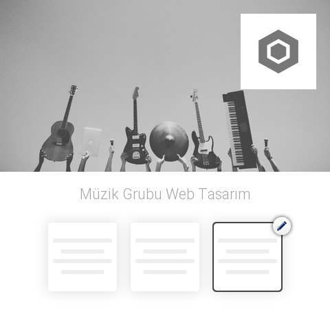 Müzik Grubu Web Tasarım