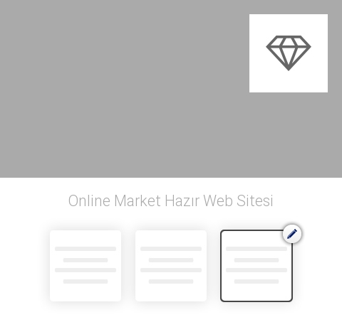 Online Market Hazır Web Sitesi