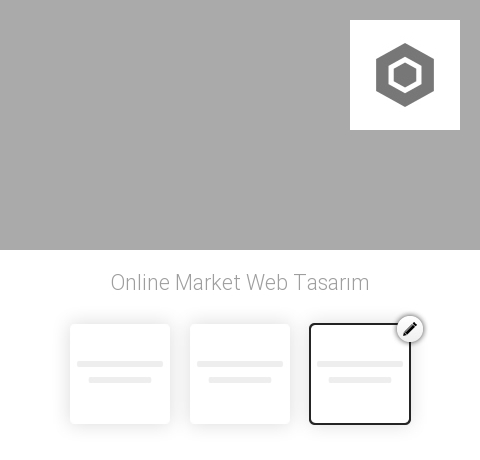 Online Market Web Tasarım
