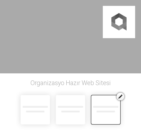 Organizasyo Hazır Web Sitesi
