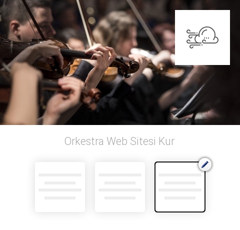 Orkestra Web Sitesi Kur