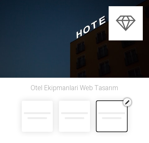 Otel Ekipmanlari Web Tasarım