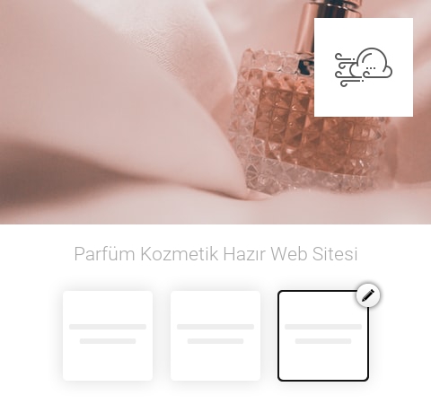 Parfüm Kozmetik Hazır Web Sitesi