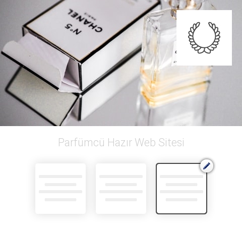 Parfümcü Hazır Web Sitesi