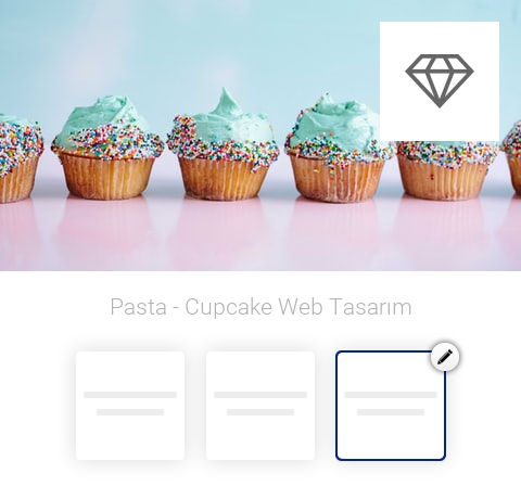 Pasta - Cupcake Web Tasarım