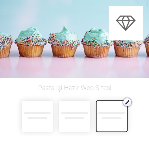 Pasta İşi Hazır Web Sitesi