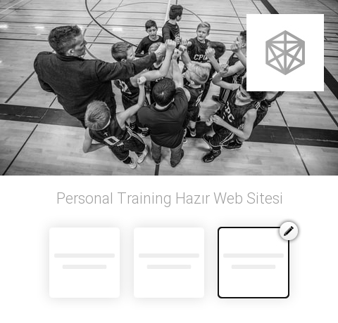 Personal Training Hazır Web Sitesi