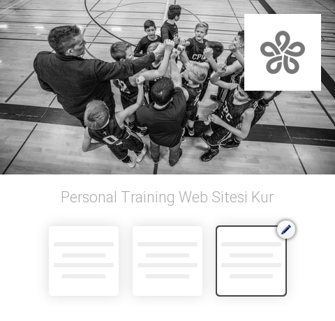 Personal Training Web Sitesi Kur