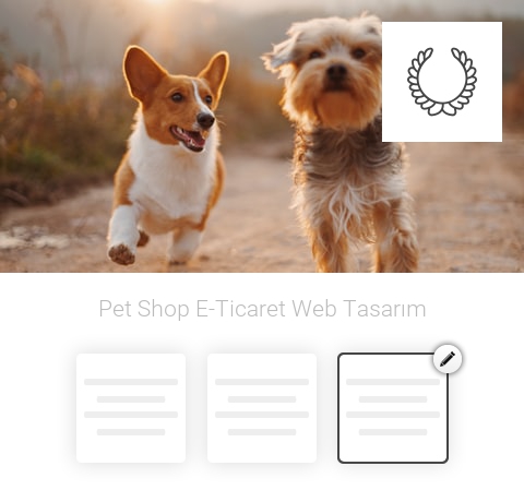 Pet Shop E-Ticaret Web Tasarım