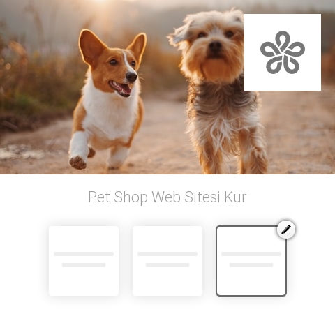 Pet Shop Web Sitesi Kur