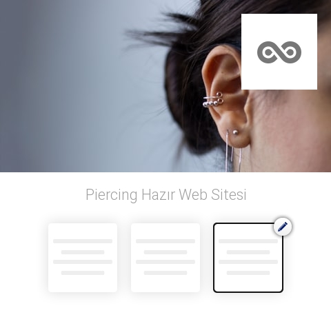 Piercing Hazır Web Sitesi