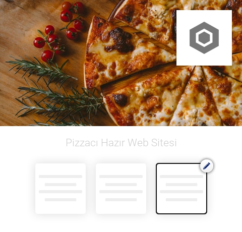 Pizzacı Hazır Web Sitesi