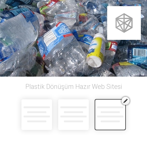 Plastik Dönüşüm Hazır Web Sitesi