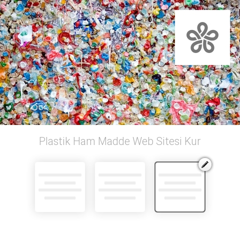 Plastik Ham Madde Web Sitesi Kur