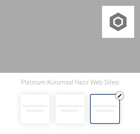 Platinum Kurumsal Hazır Web Sitesi