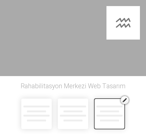 Rahabilitasyon Merkezi Web Tasarım