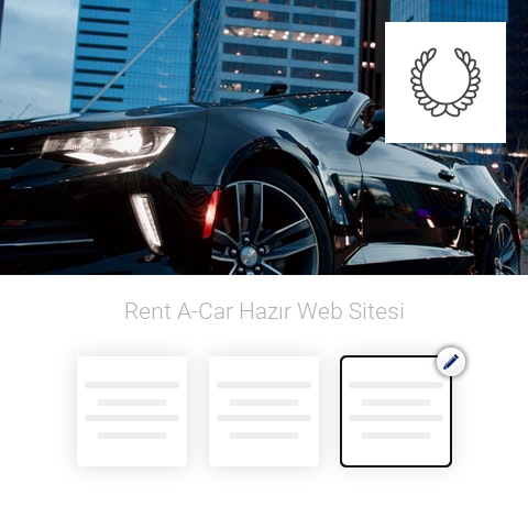Rent A-Car Hazır Web Sitesi