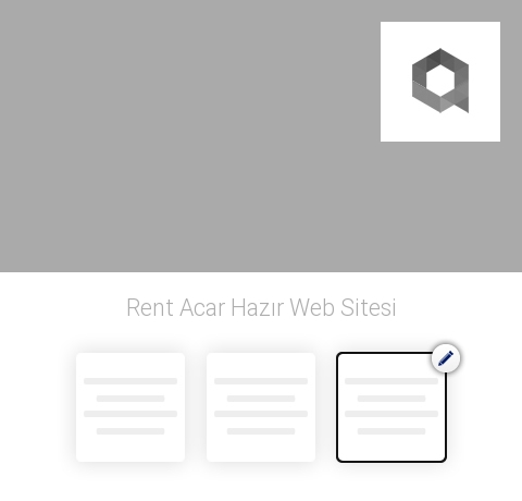 Rent Acar Hazır Web Sitesi