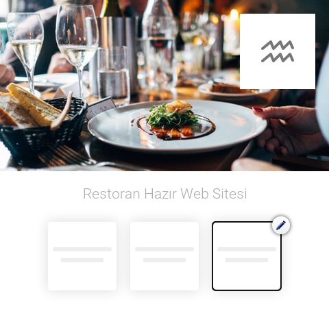 Restoran Hazır Web Sitesi