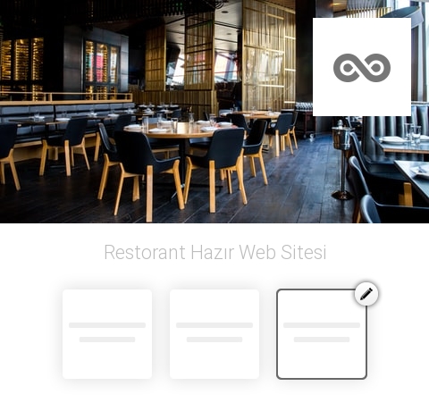 Restorant Hazır Web Sitesi