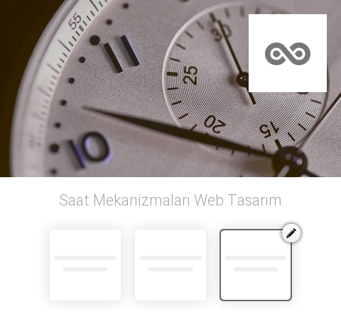 Saat Mekanizmaları Web Tasarım