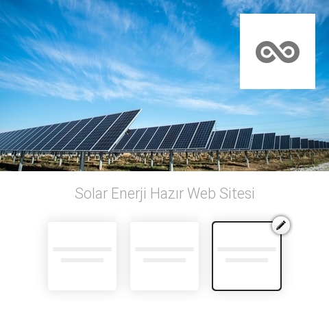 Solar Enerji Hazır Web Sitesi