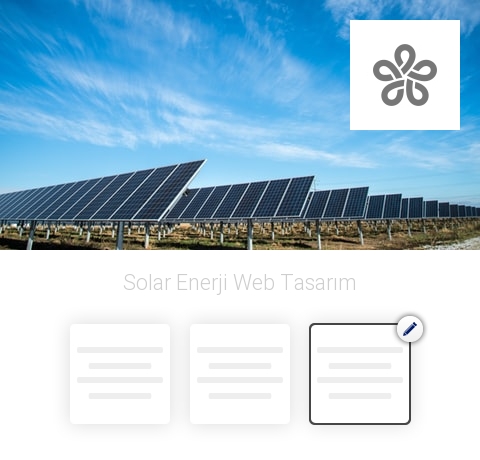 Solar Enerji Web Tasarım