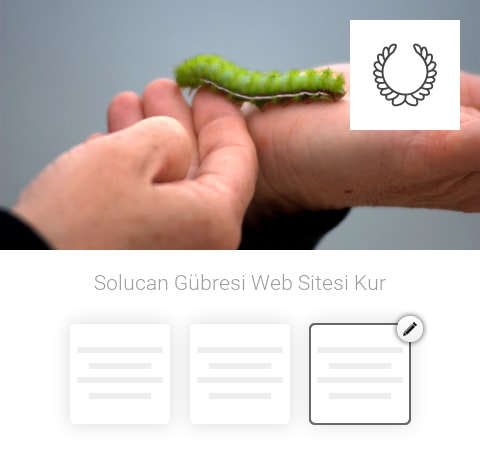Solucan Gübresi Web Sitesi Kur