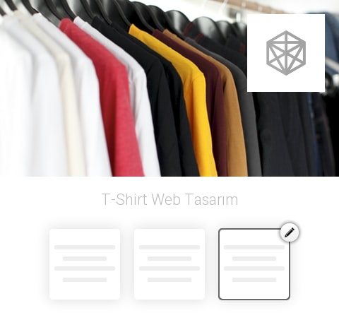 T-Shirt Web Tasarım