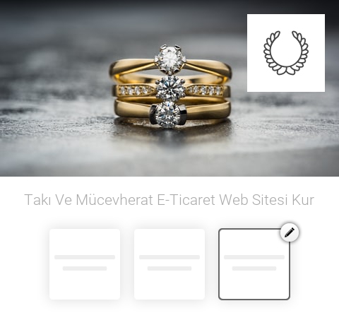 Takı & Mücevherat E-Ticaret Web Sitesi Kur