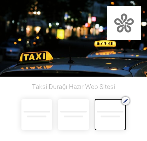 Taksi Durağı Hazır Web Sitesi