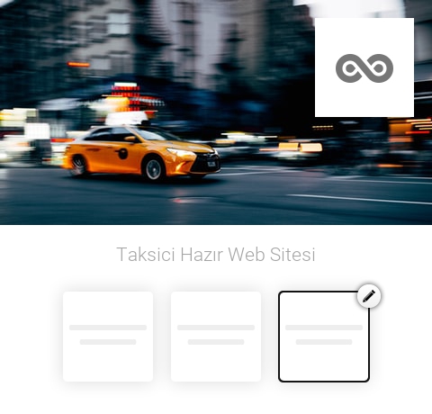 Taksici Hazır Web Sitesi